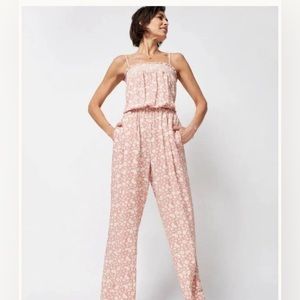 Faherty Size small coral jumpsuit